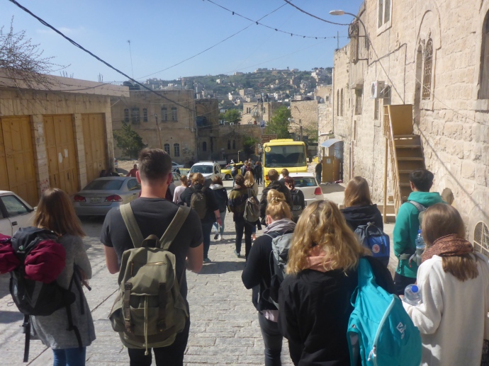 Gang durch die Altstadt von Hebron